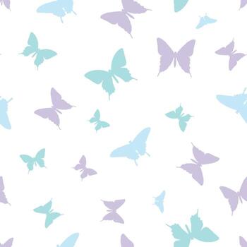 patrón de repetición de vector de mariposa