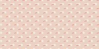 Shooting stars seamless repeat pattern background. vector