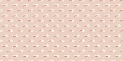 Shooting stars seamless repeat pattern background. vector