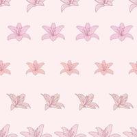 Calla lily repeat vector pattern, floral  background