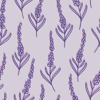 patrón elegante floral lavanda, textura vectorial vector