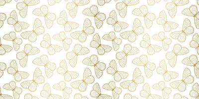 Butterfly seamless repeat pattern background vector