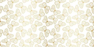 Butterfly seamless repeat pattern background vector