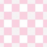 Pastel pink gingham plaid, geometric vector pattern, abstract background,