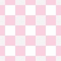 Pastel pink gingham plaid, geometric vector pattern, abstract background,
