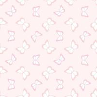 Vector butterfly cute pink repeat pattern design background
