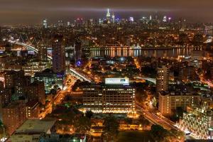 vista del horizonte de la ciudad de nueva york foto