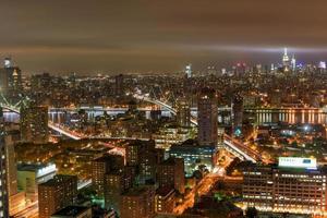 vista del horizonte de la ciudad de nueva york foto