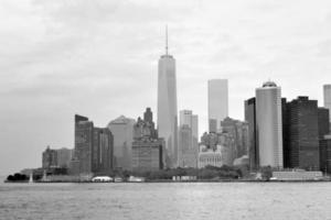 vista del centro de manhattan, nueva york foto