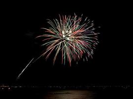 Coney Island Beach Fireworks photo