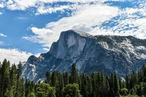 Yosemite Valley at Yosemite National Park. Yosemite Valley is a glacial valley in Yosemite National Park in the western Sierra Nevada mountains of Central California. photo