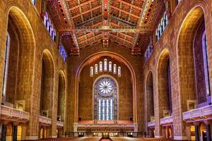 Temple Emanu-El was the first Reform Jewish congregation in New York City and, because of its size and prominence, has served as a flagship congregation in the Reform branch of Judaism, 2022 photo