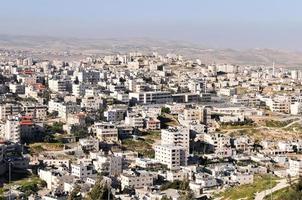 vista panorámica del este de jerusalén, israel durante el día. foto