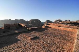 Ruins at Petra, Jordan photo