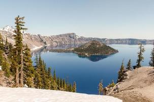 parque nacional del lago del cráter, oregon foto