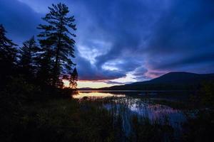 Lake Durant in the Adirondacks State Park in Indian Lake, New York. photo