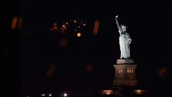 nieuw york vuurwerk viering video