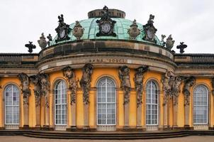 Potsdam, Germany - November 13, 2010 -  Sanssouci Palace in Potsdam. It is considered to be the last great Prussian baroque palace. photo