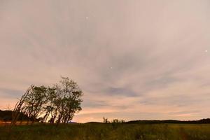 vista del cielo estrellado en el parque nacional shenandoah, virginia foto