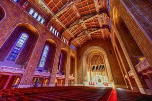 Temple Emanu-El was the first Reform Jewish congregation in New York City and, because of its size and prominence, has served as a flagship congregation in the Reform branch of Judaism, 2022 photo