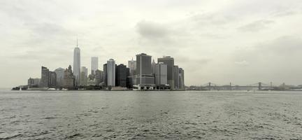 vista del centro de manhattan, nueva york foto