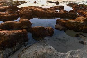 Scenic Panoramic Sunset Landscape of Distant La Jolla Shores and Pacific Ocean from San Diego, California photo