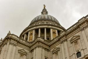 St Paul's Cathedral, London. It is an Anglican cathedral, the seat of the Bishop of London and the mother church of the Diocese of London. photo