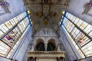 Chantilly, France - May 21, 2017 -  Chapel in the castle of Chantilly, France. photo