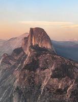 Glacier Point, an overlook with a commanding view of Yosemite Valley, Half Dome, Yosemite Falls, and Yosemite's high country. photo