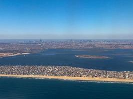 vista aérea de nueva york foto