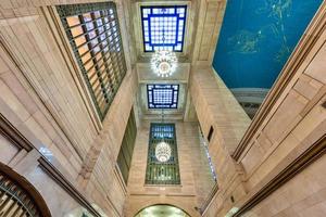 New York City - December 28, 2015 -  Beaux-Arts style corridor in Grand Central Terminal in New York City. photo