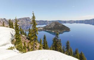 parque nacional del lago del cráter, oregon foto