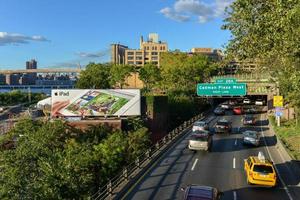 Brooklyn, New York - September 15, 2012 -  Apple iPad advertisement along 278 East in downtown Brooklyn. photo