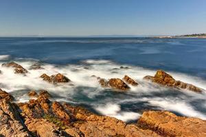 Beautiful view of Pebble Beach and the California coastline along 17 mile drive. photo