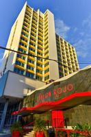 Havana, Cuba - Jan 15, 2017 -  Salon Rojo live music venue next to the Hotel Capri in the Vedado neighborhood of Havana, Cuba. photo