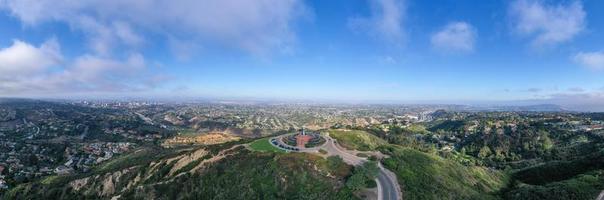 Concrete Cross on Mount Soledad in La Jolla, San Diego, California. photo