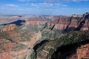 parque nacional del gran cañón desde el aire. foto