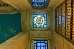 New York City - December 28, 2015 -  Beaux-Arts style corridor in Grand Central Terminal in New York City. photo