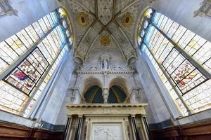 Chantilly, France - May 21, 2017 -  Chapel in the castle of Chantilly, France. photo