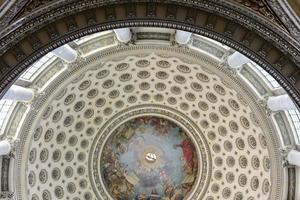 Paris, France - May 17, 2017 -  Dome of the Pantheon, in the Latin Quarter in Paris, France. photo