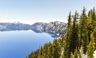 parque nacional del lago del cráter, oregon foto