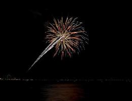 Coney Island Beach Fireworks photo