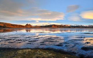 Approach to Dyrholaey, View of Myrdalsjokull photo