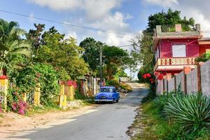 La Boca, Cuba - January 12, 2017 -  Classic car in La Boca in the in the Sanctus Spiritus Region of Cuba. photo