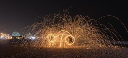 Burning Steel Wool photo