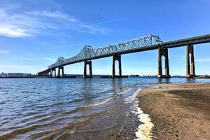 The Outerbridge Crossing is a cantilever bridge which spans the Arthur Kill. The Outerbridge, as it is often known, connects Perth Amboy, New Jersey, with Staten Island, New York. photo