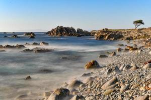 Beautiful view of Pebble Beach and the California coastline along 17 mile drive. photo