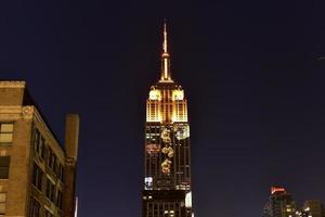 Empire State Building - extinción de carreras, Nueva York, EE. UU., 2020 foto