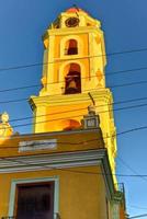 campanario del convento de san francisco de asis en trinidad, cuba. foto