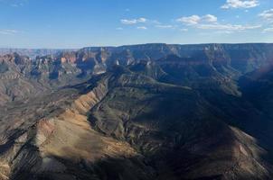 parque nacional del gran cañón desde el aire. foto